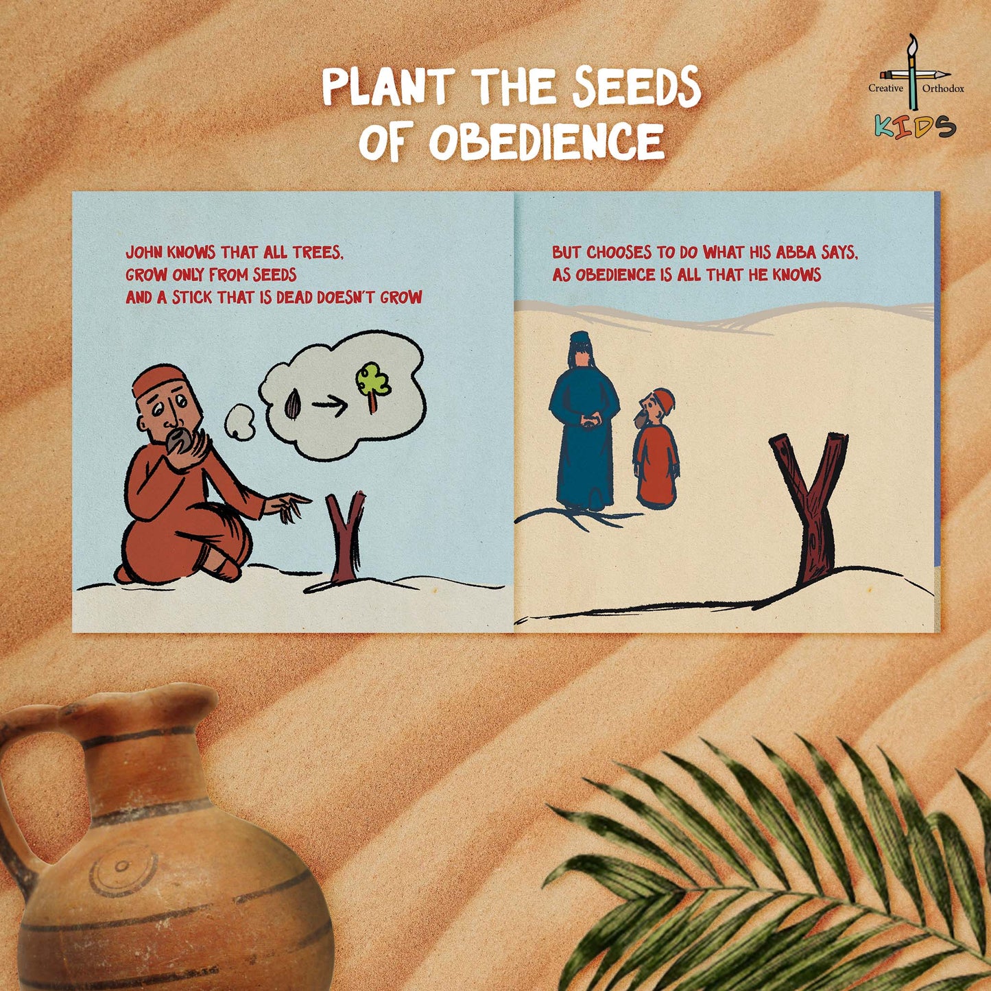 Saint John the Short & the Tree of Obedience Children's Picture Book
