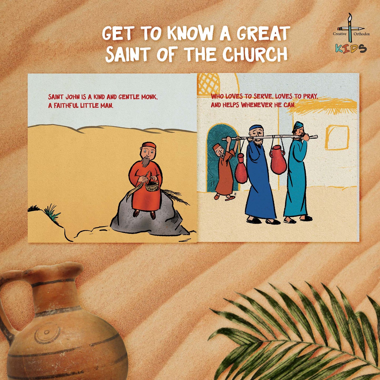 Saint John the Short & the Tree of Obedience Children's Picture Book