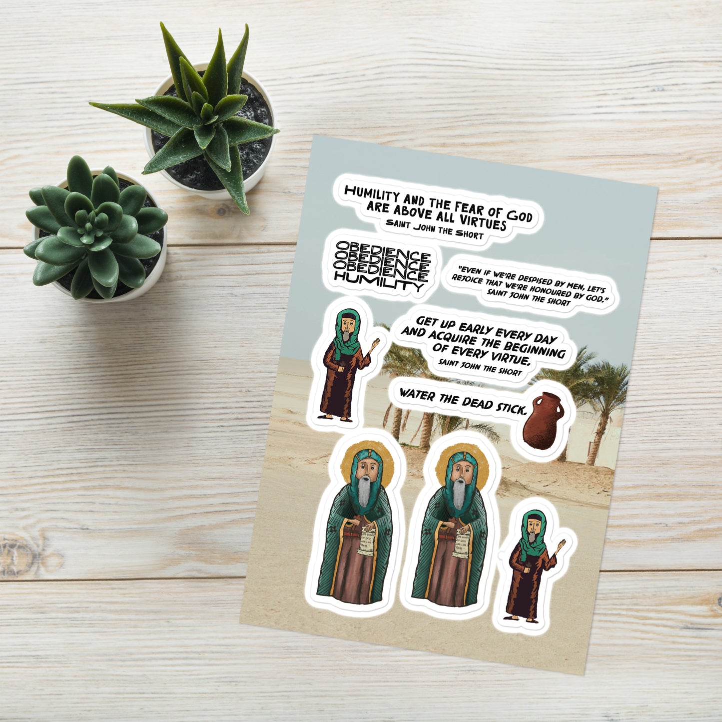 Saint John the Short Sticker Sheet