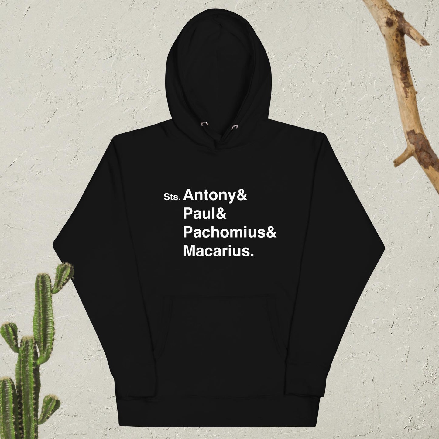 Desert Fathers Helvetica Names Men’s Hoodie