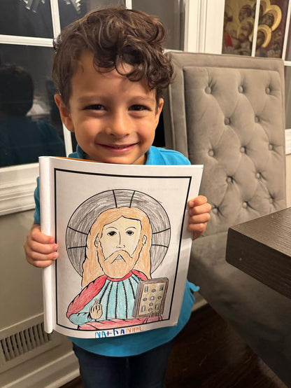 My Saintly Friends: A Creative Orthodox coloring book for kids