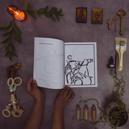 My Saintly Friends: A Creative Orthodox coloring book for kids